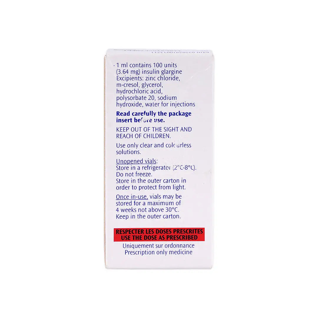 LANTUS SOLN. FOR INJ. 100IU/ML 10ML 1 VLS
