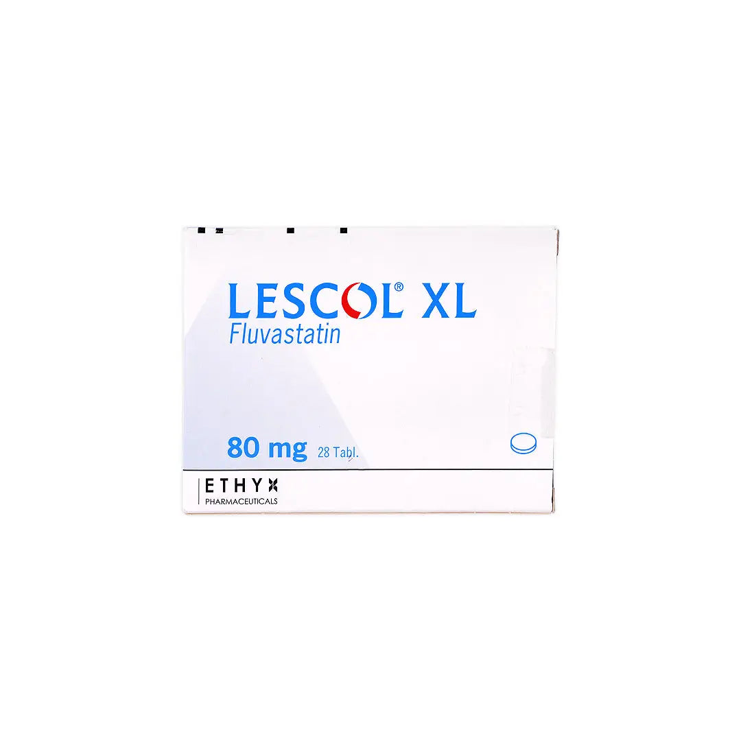 10519-LESCOL XL TABLETS 80MG 28 TAB