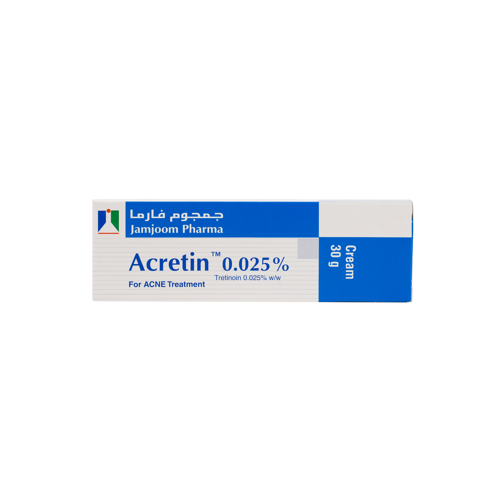 ACRETIN 0.025% CREAM 30GM