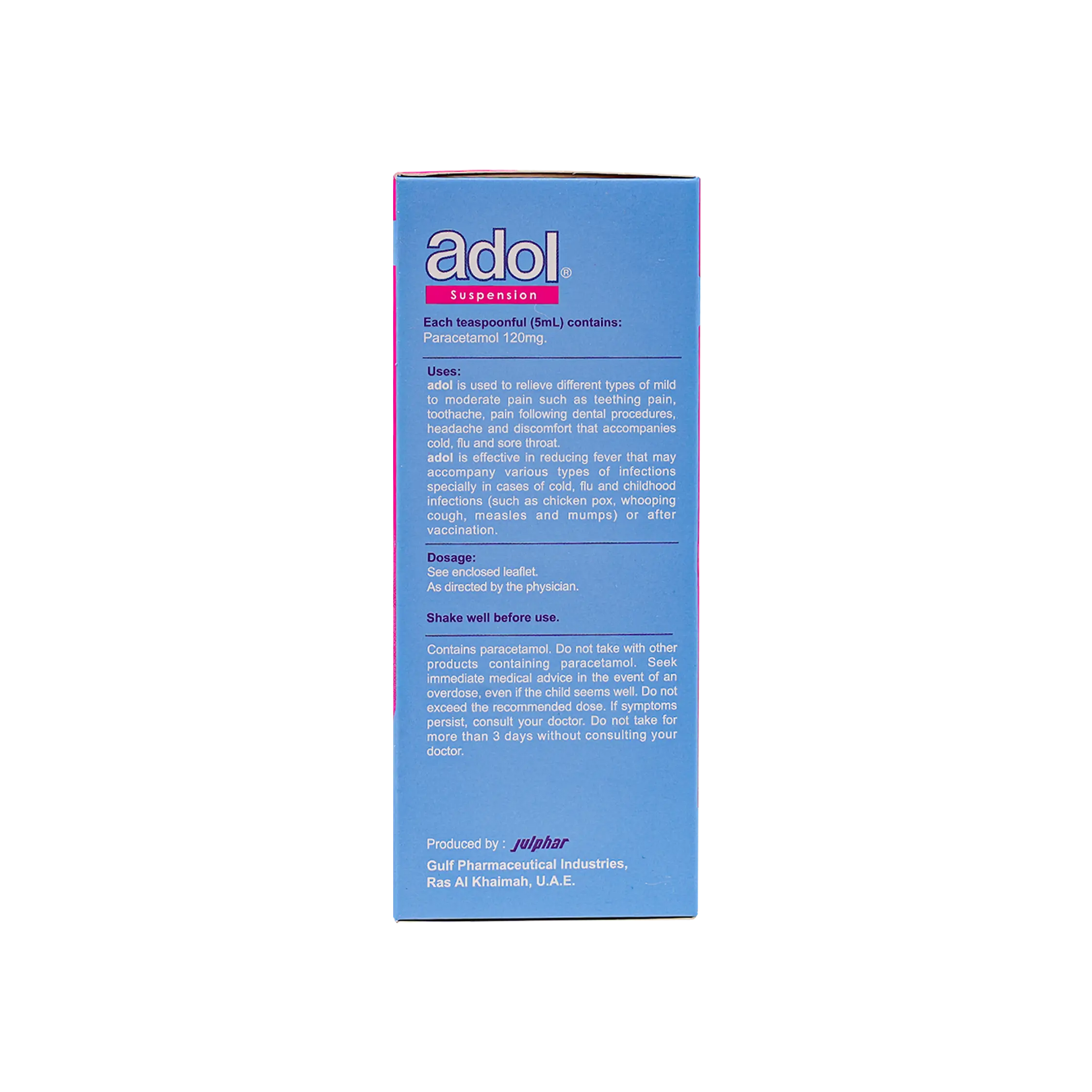 Adol 120Mg Suspension 100Ml