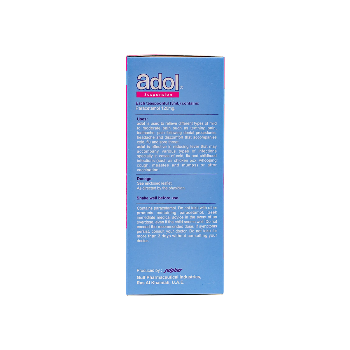 10607-Adol 120Mg Suspension 100Ml +1