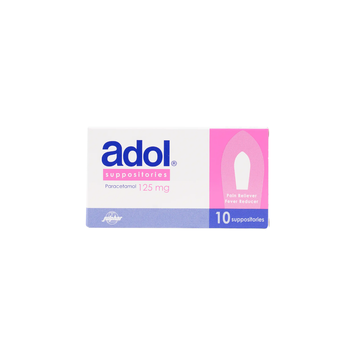 10608-Adol 125Mg 10 Supp
