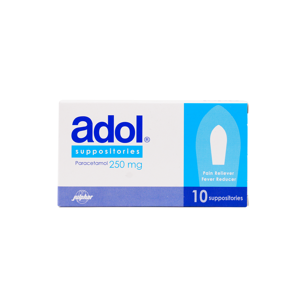 ADOL 250MG 10 SUPP