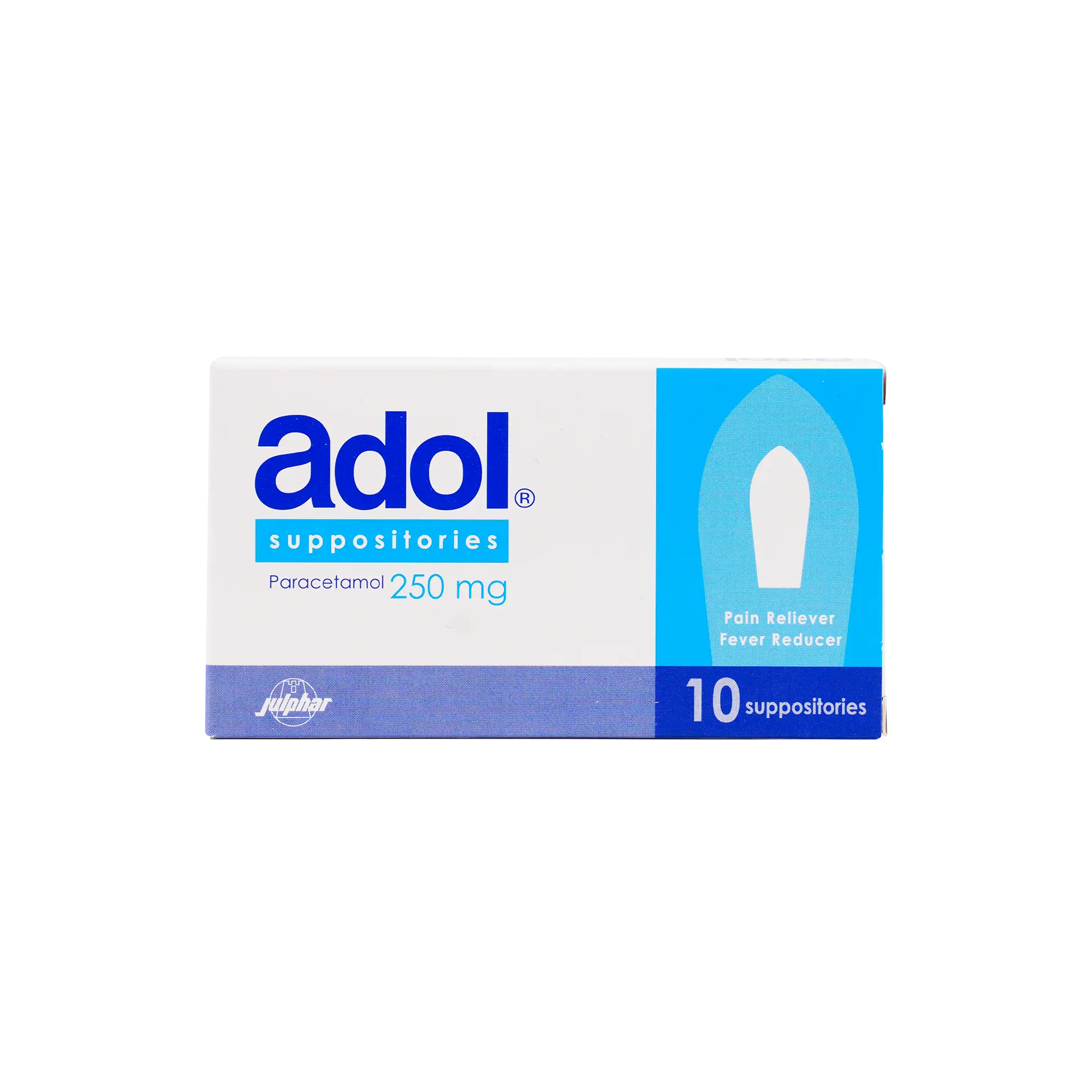 Adol 250Mg 10 Supp