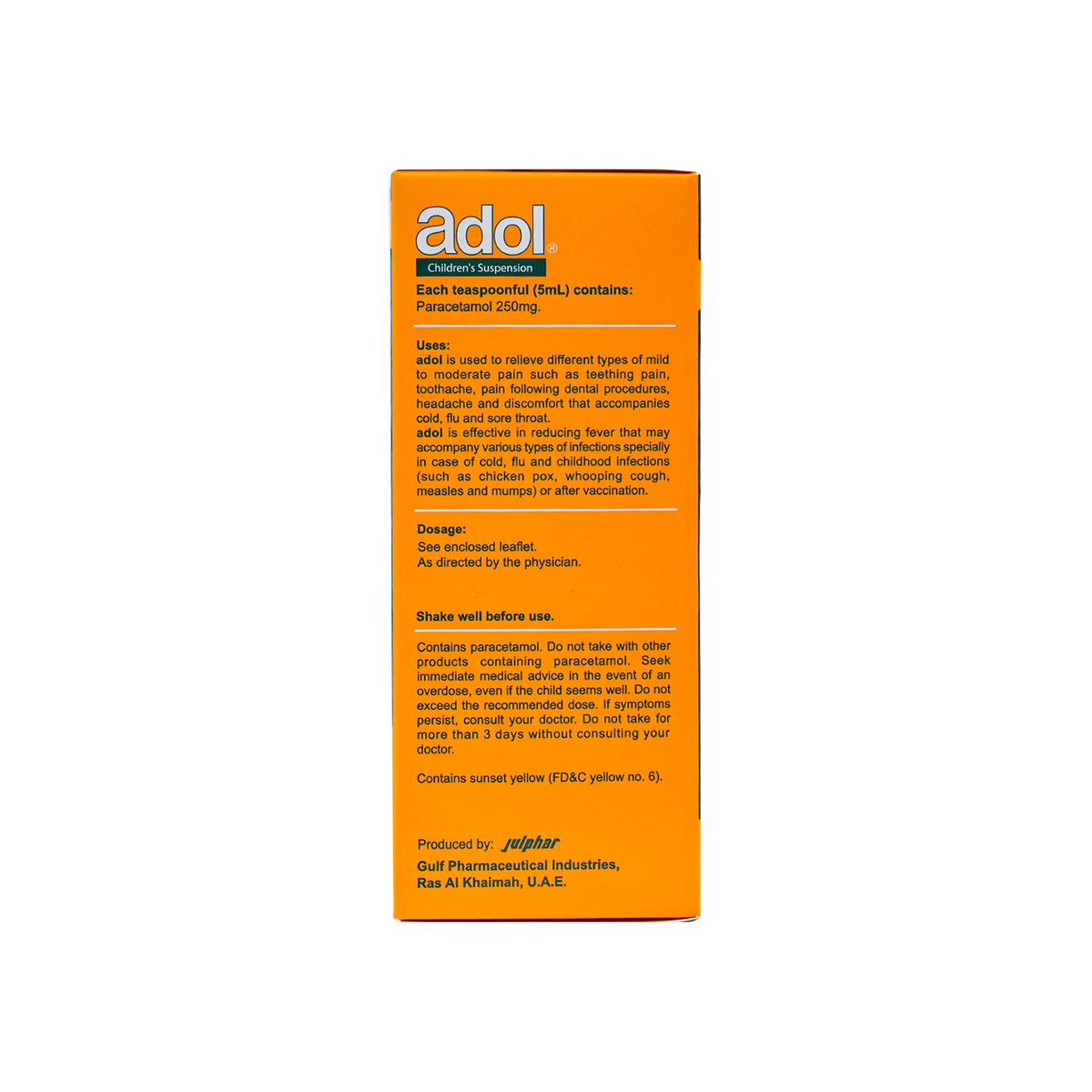 10610-Adol 250Mg Suspension 100 Ml +1