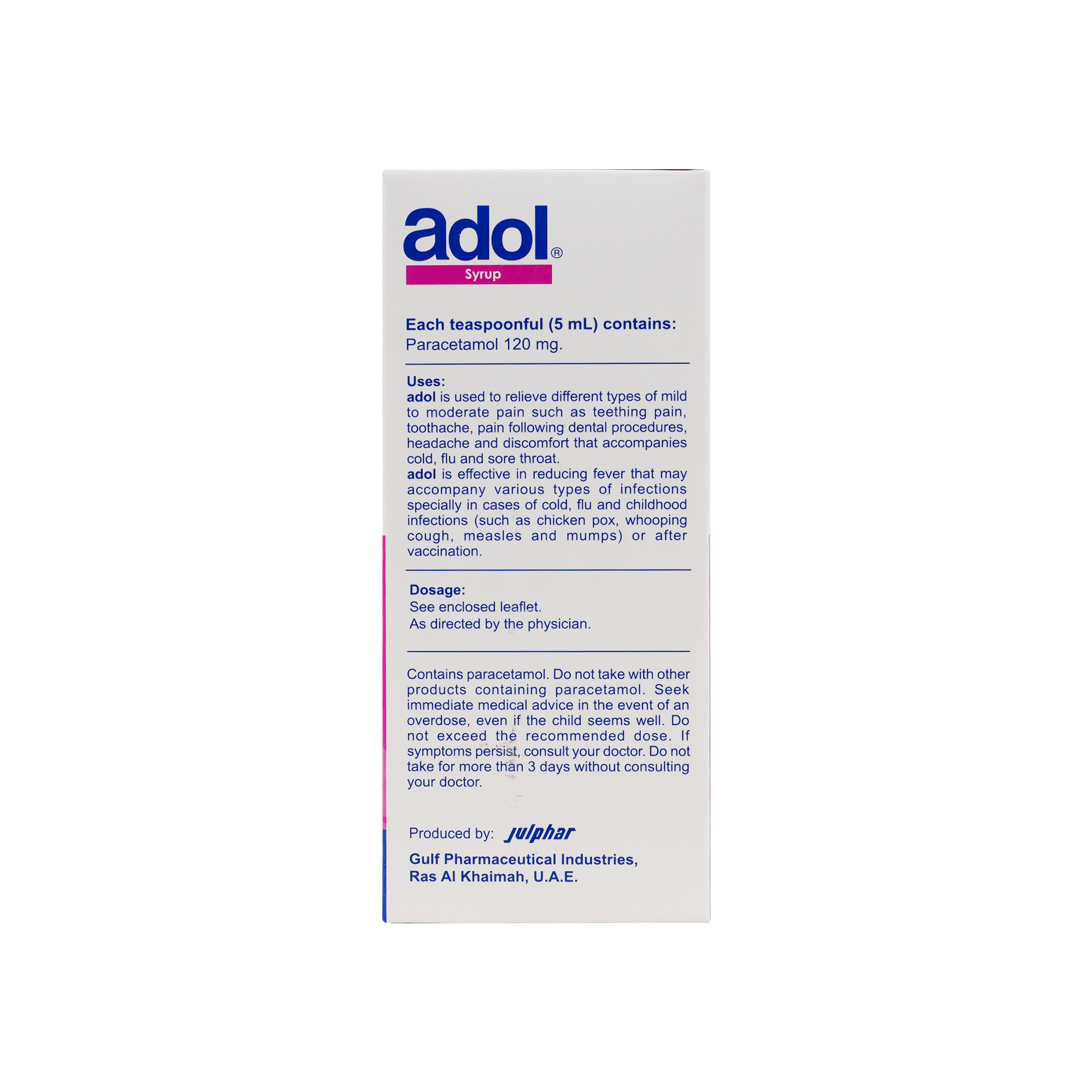 ADOL SYRUP 60 ML