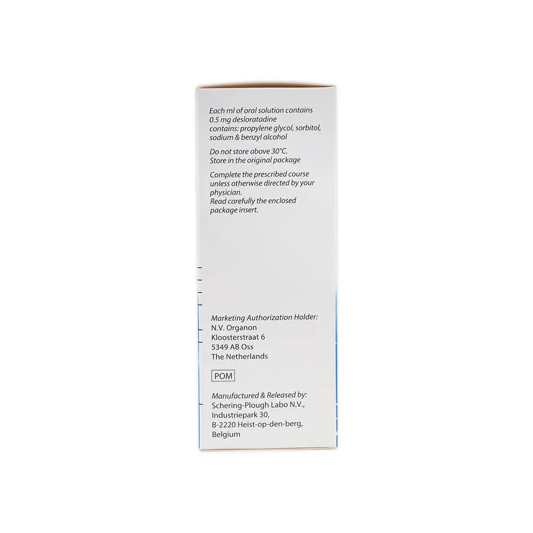 AERIUS 0.5MG SYRUP 150ML