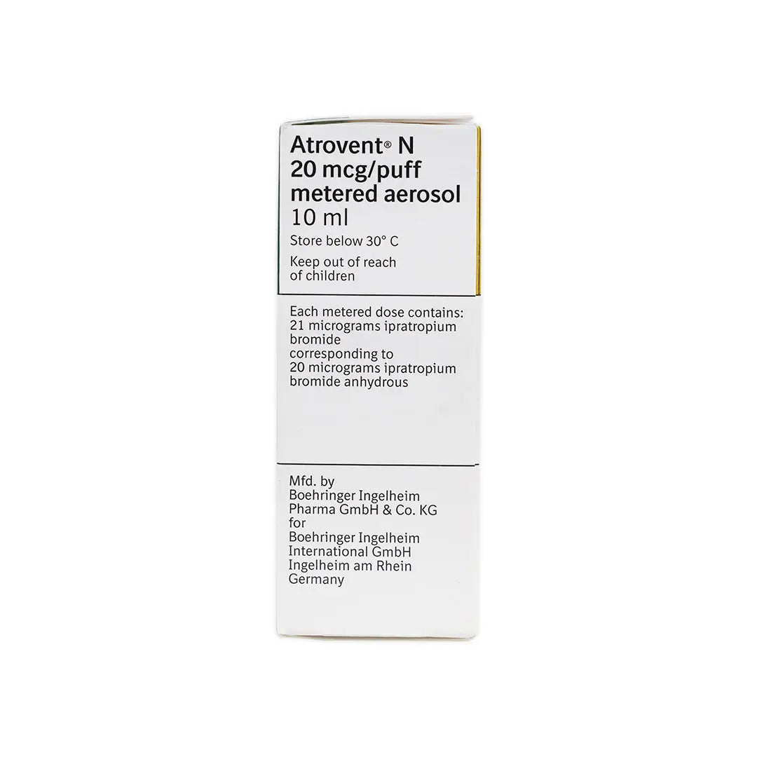 ATROVENT N METERED AEROSOL 20MCG/PUFF 10 ML