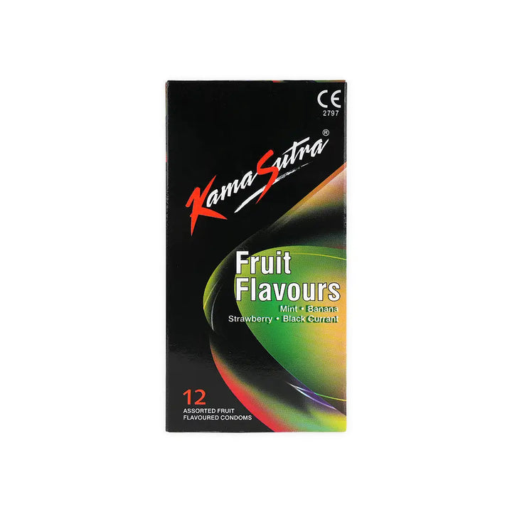 10967-Kamasutra Fruit Flavours Condoms 12pcs