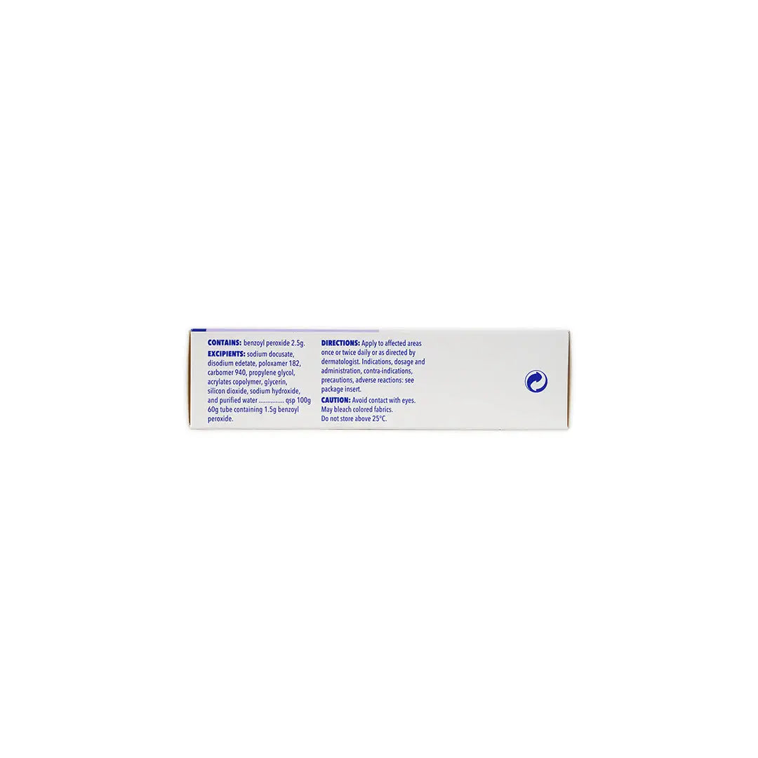 11047-Benzac Ac 2.5% Gel 60 Gm +1
