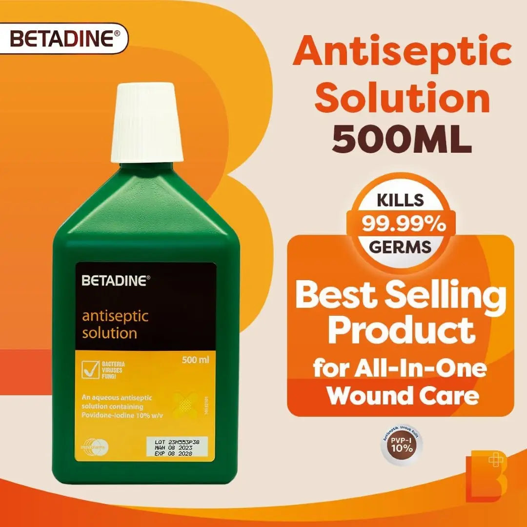 11061-Betadine Antiseptic Solution 500Ml +1