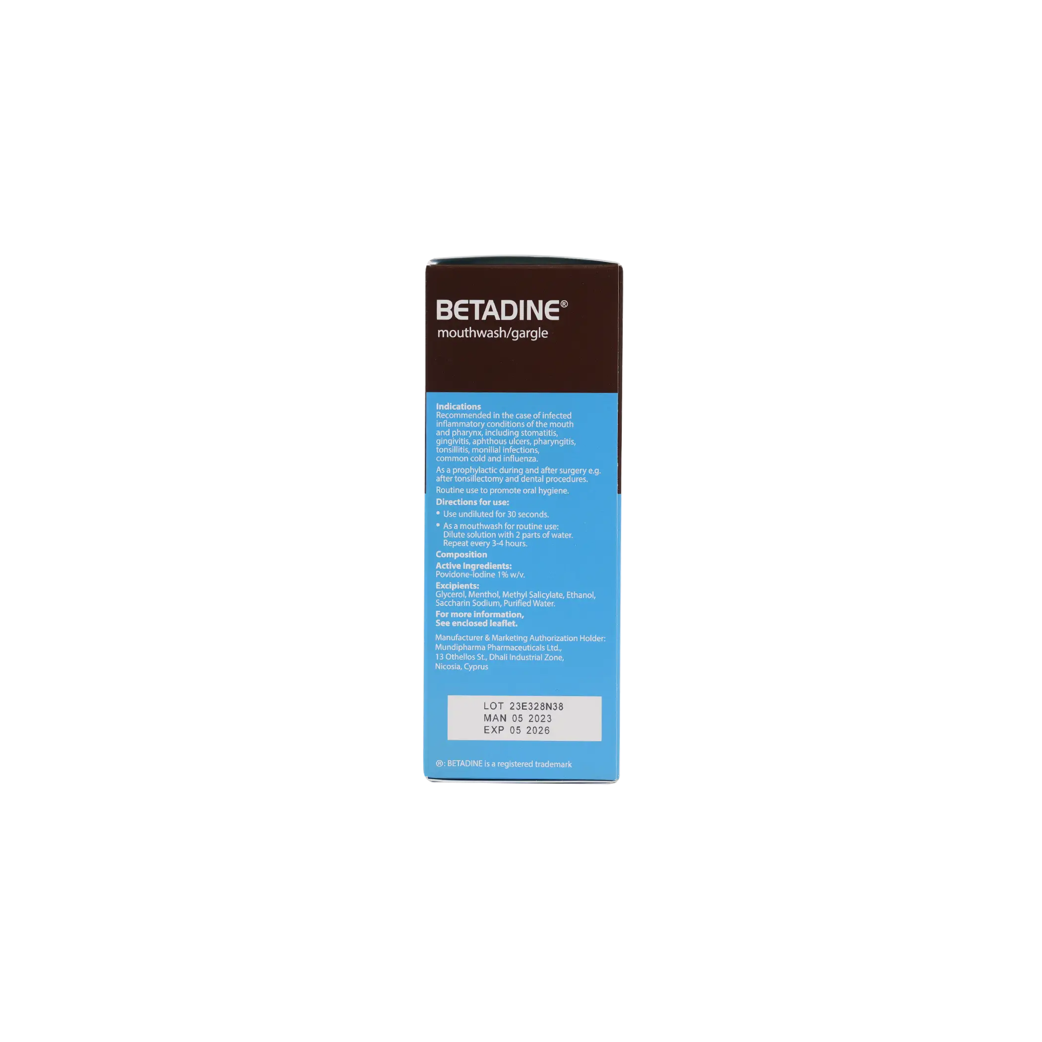 Betadine Gargle & Mouthwash 250 Ml