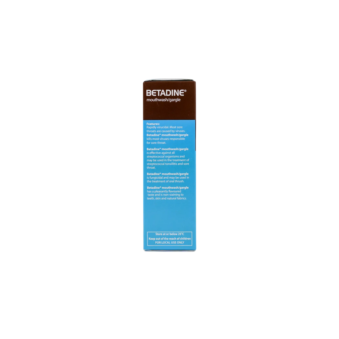 11071-Betadine Gargle &amp; Mouthwash 125Ml +5