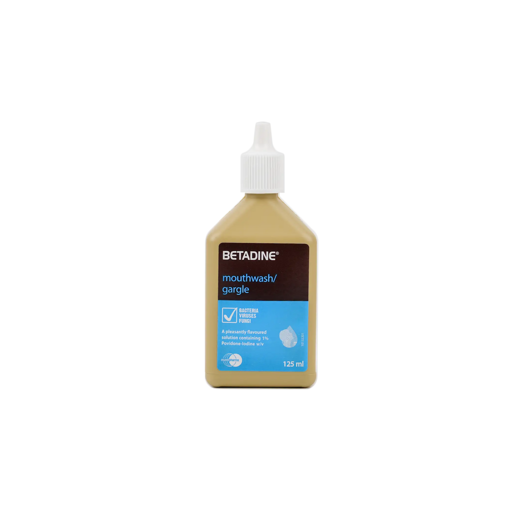 11071-Betadine Gargle &amp; Mouthwash 125Ml +3