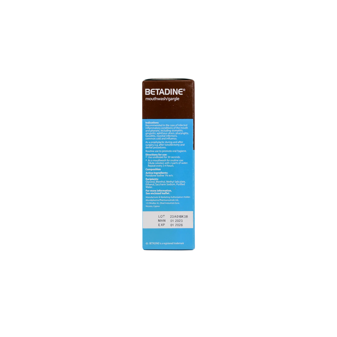 11071-Betadine Gargle &amp; Mouthwash 125Ml +4