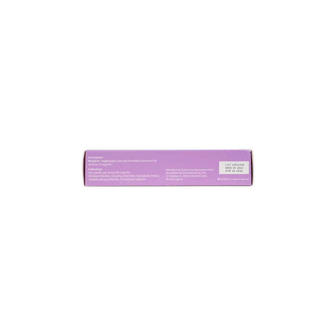 BETADINE VAGINAL GEL 10_ 100 GM