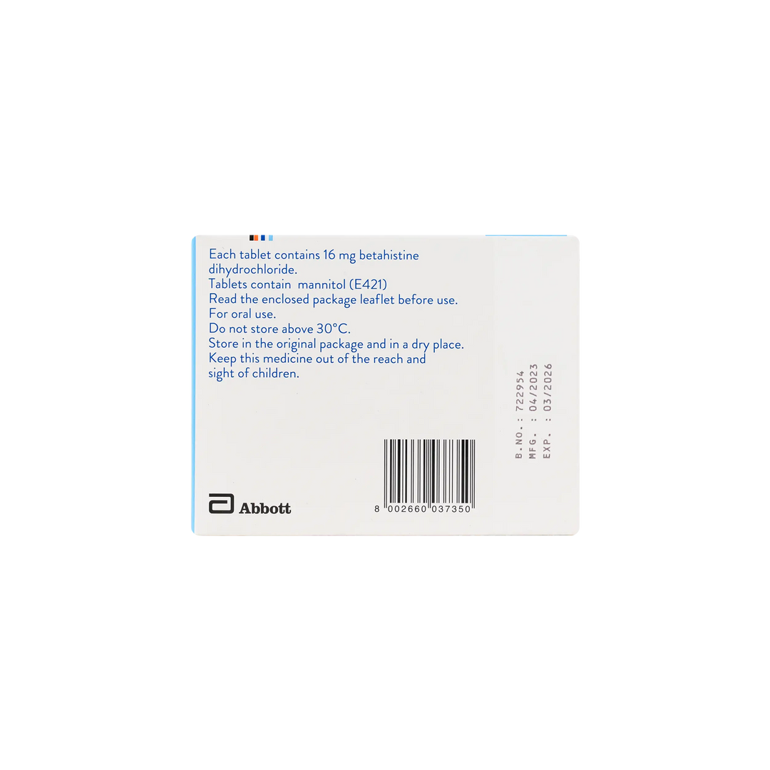 11090-Betaserc 16Mg 60 Tab +2