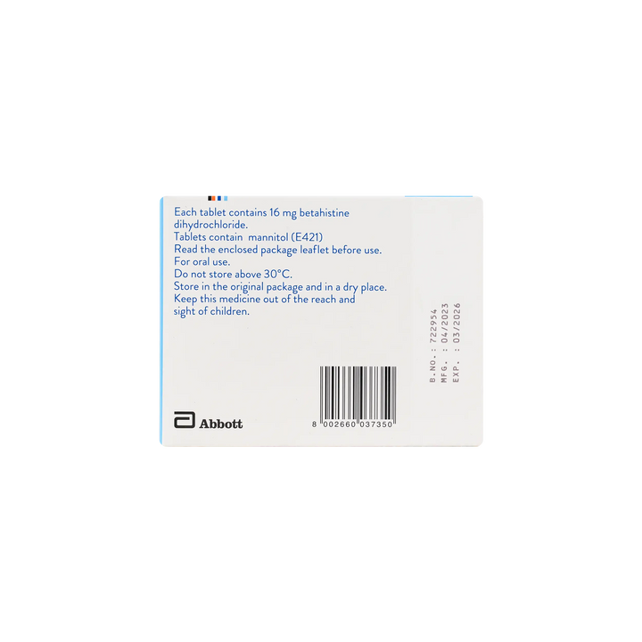 11090-Betaserc 16Mg 60 Tab +2