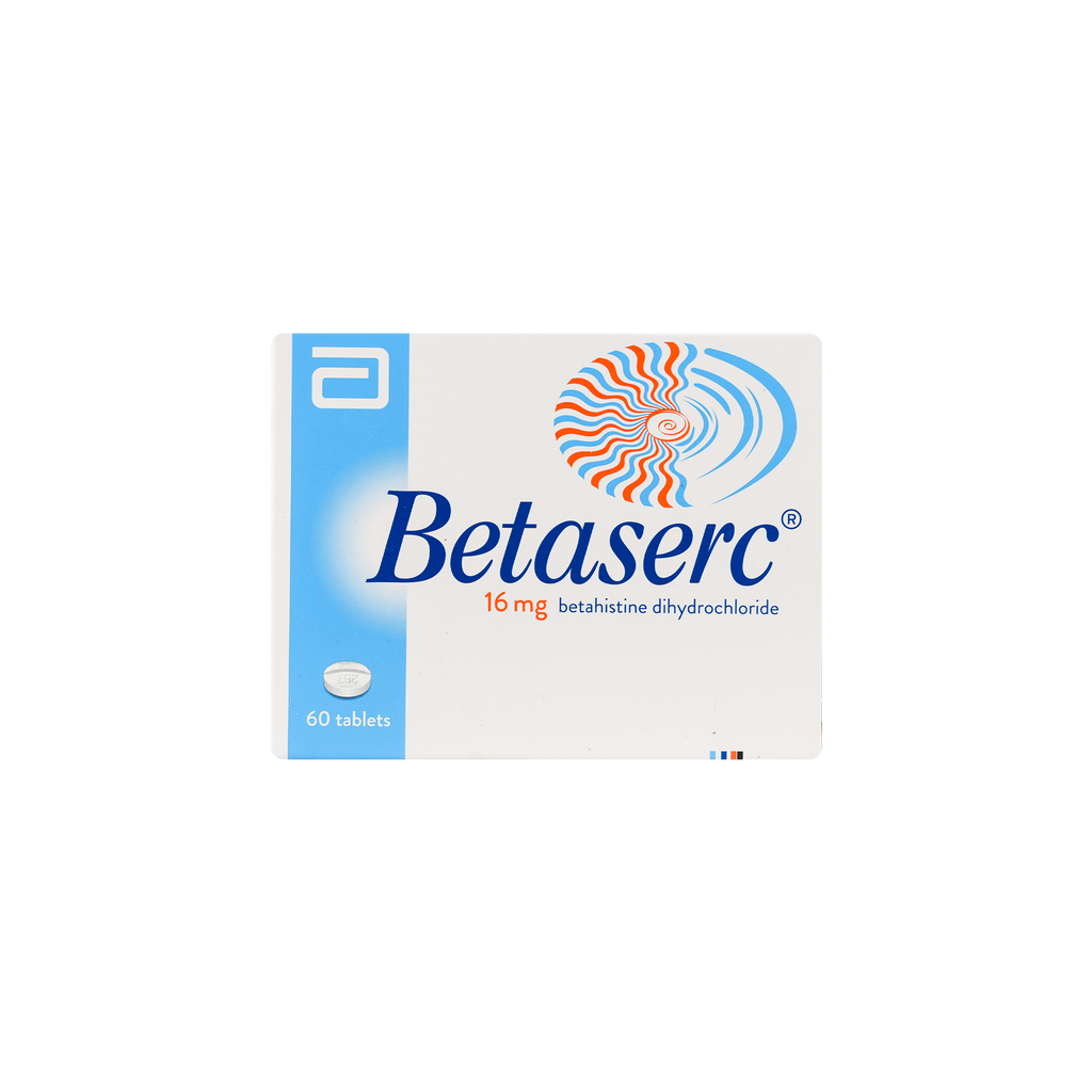 BETASERC 16MG 60 TAB