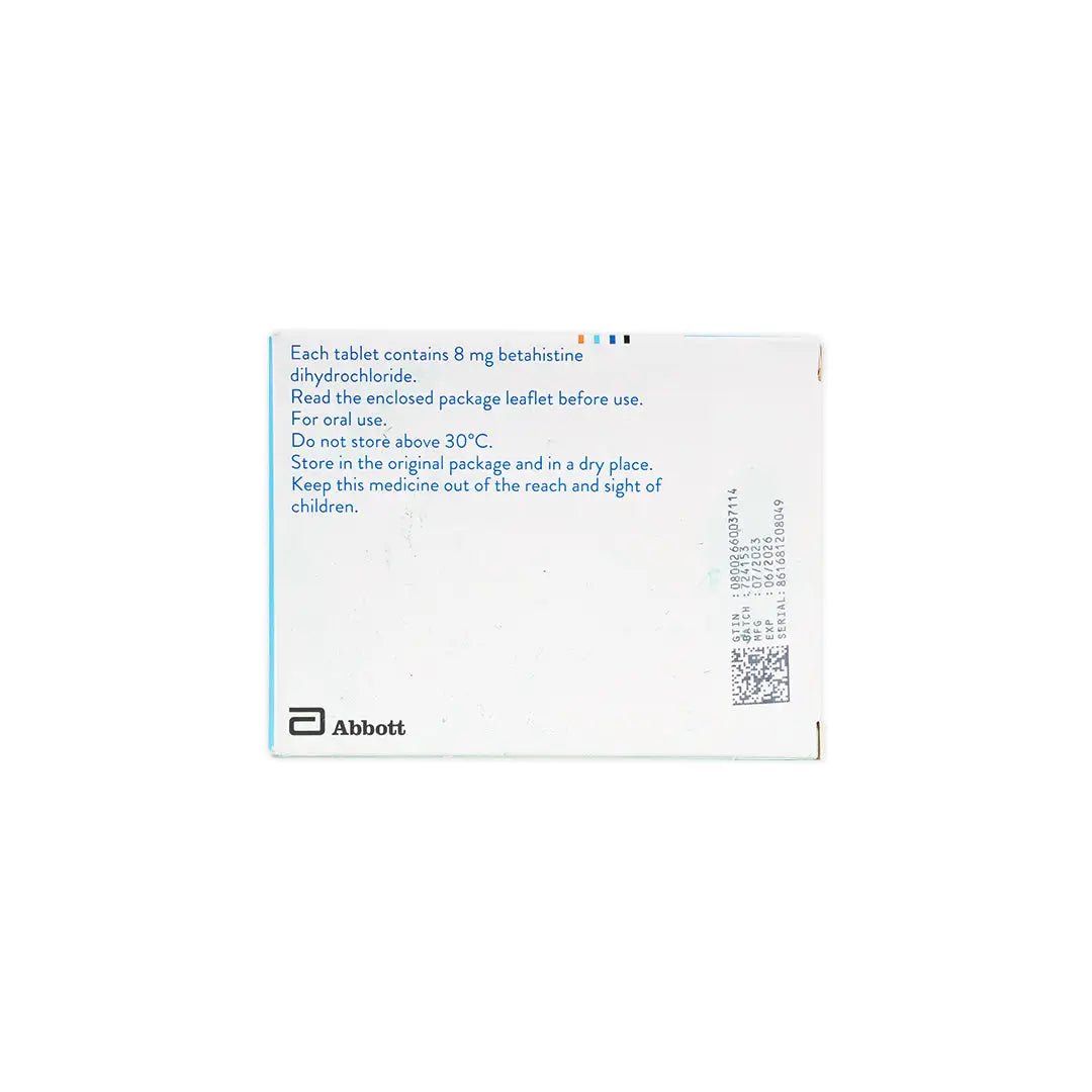 Betaserc 8Mg 100 Tab