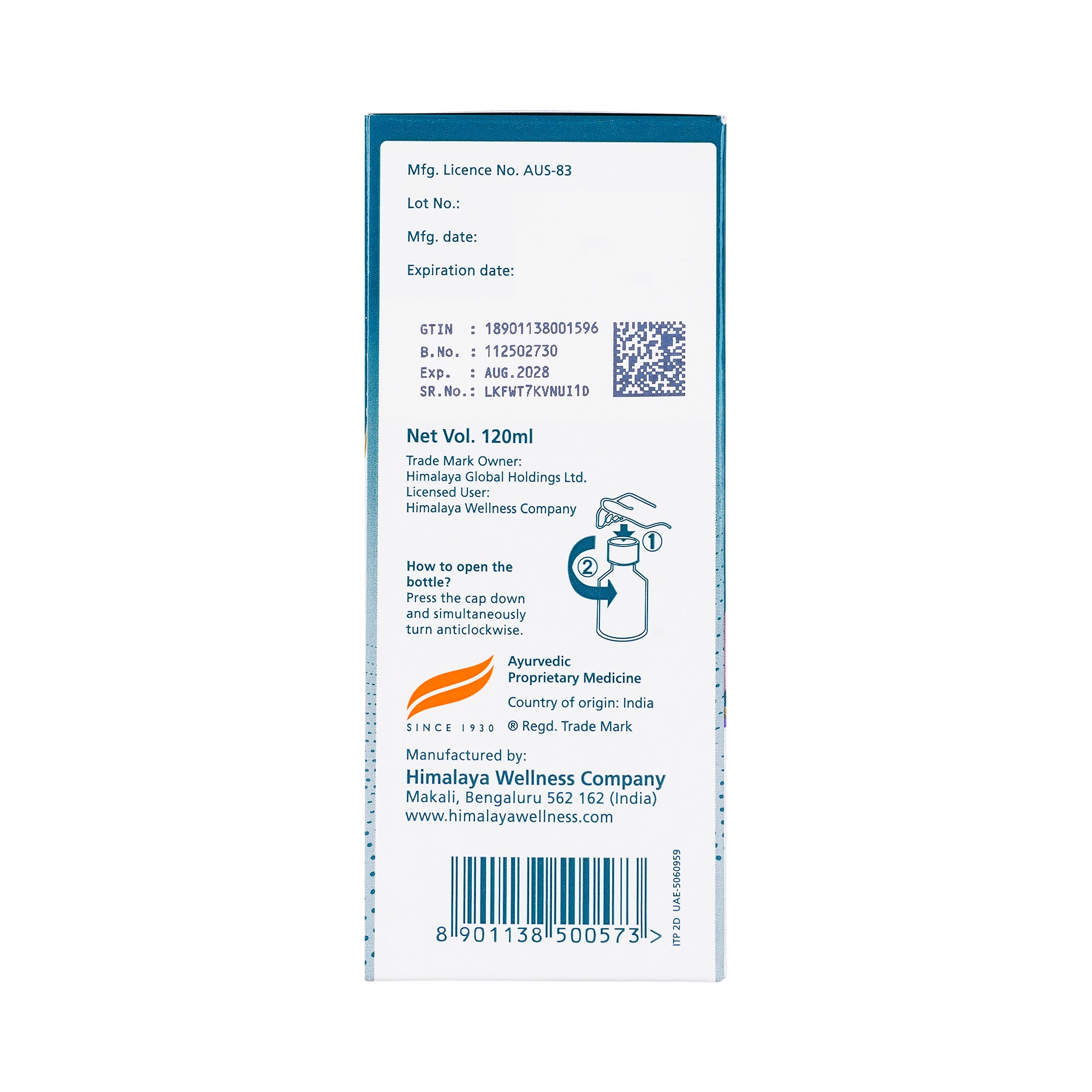11170-Himalaya Bonisan Liquid 120 Ml +4