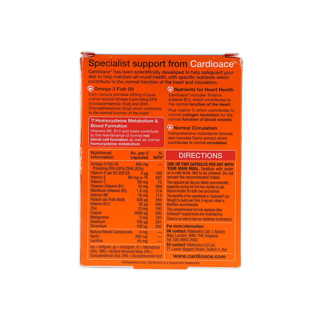 11337-Vitabiotics Cardioace 30 Cap +3
