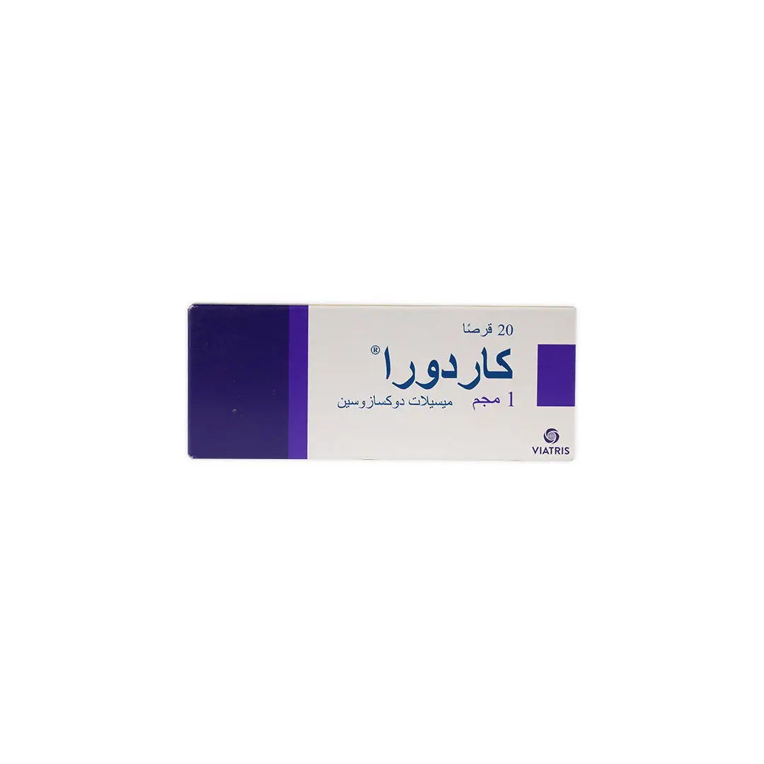 CARDURA 1MG 20 TABLETS