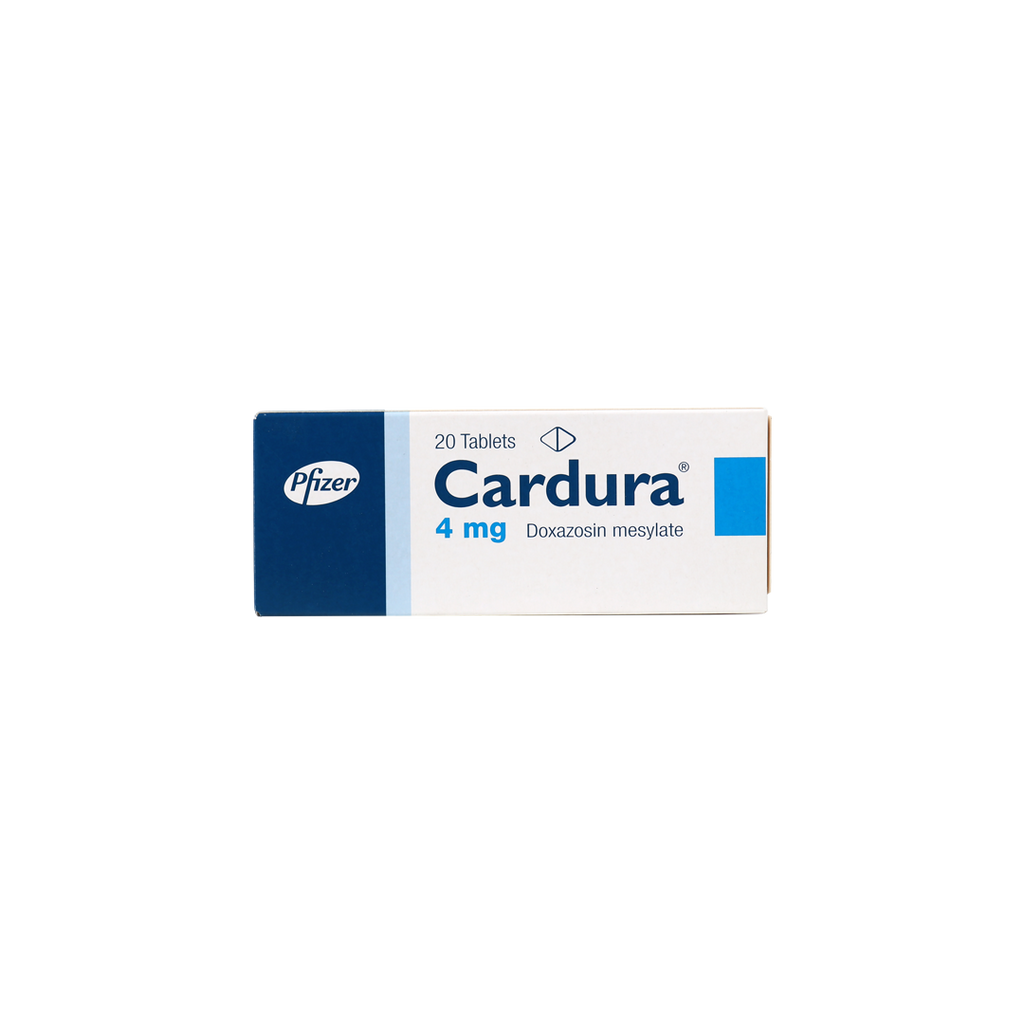 CARDURA TABLETS 4MG 20 TAB