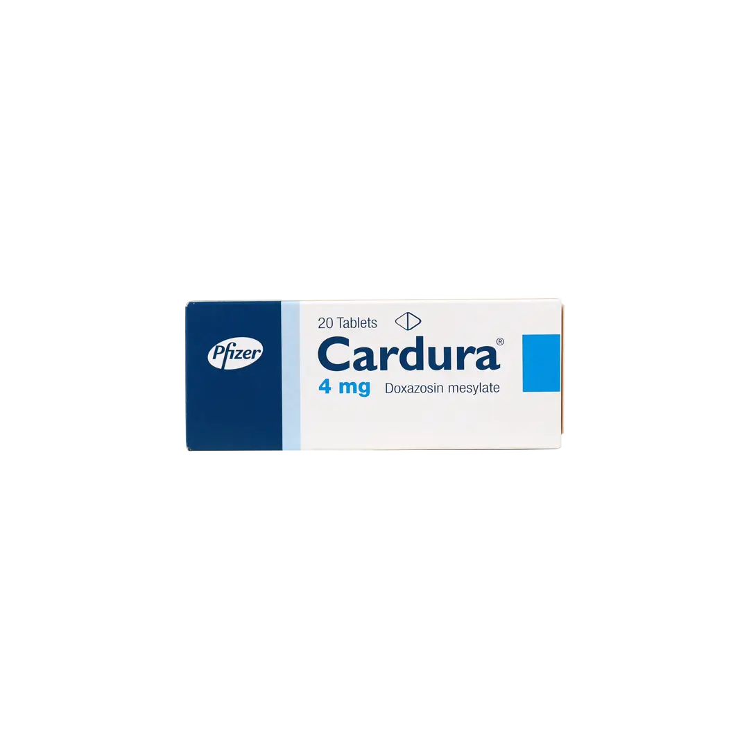 Cardura Tablets 4Mg 20 Tab
