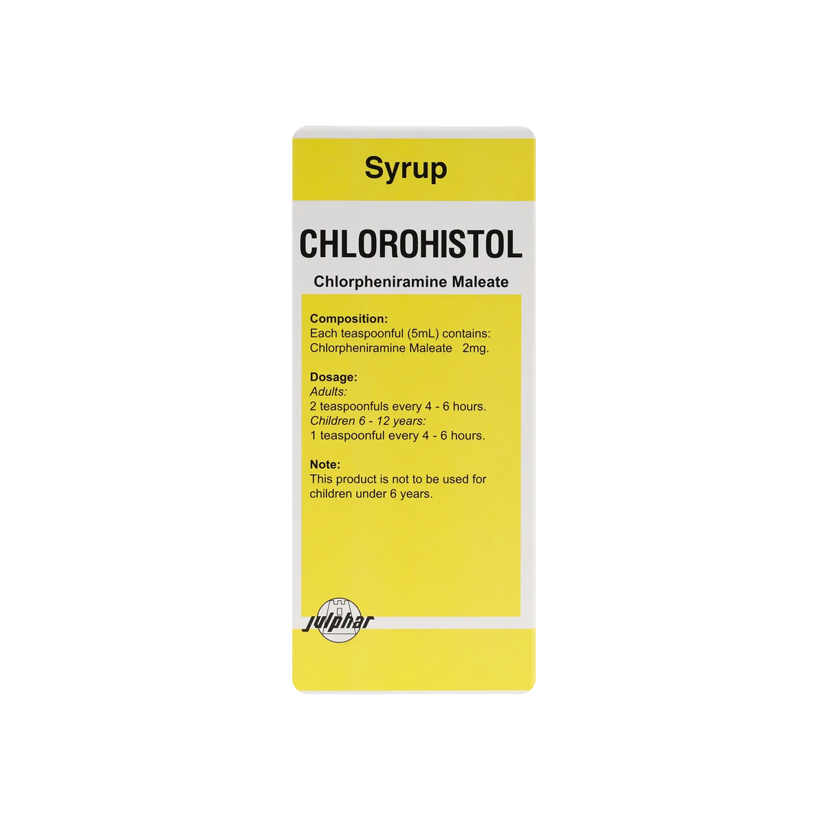 11466-Chlorohistol Syrup 100 Ml +1