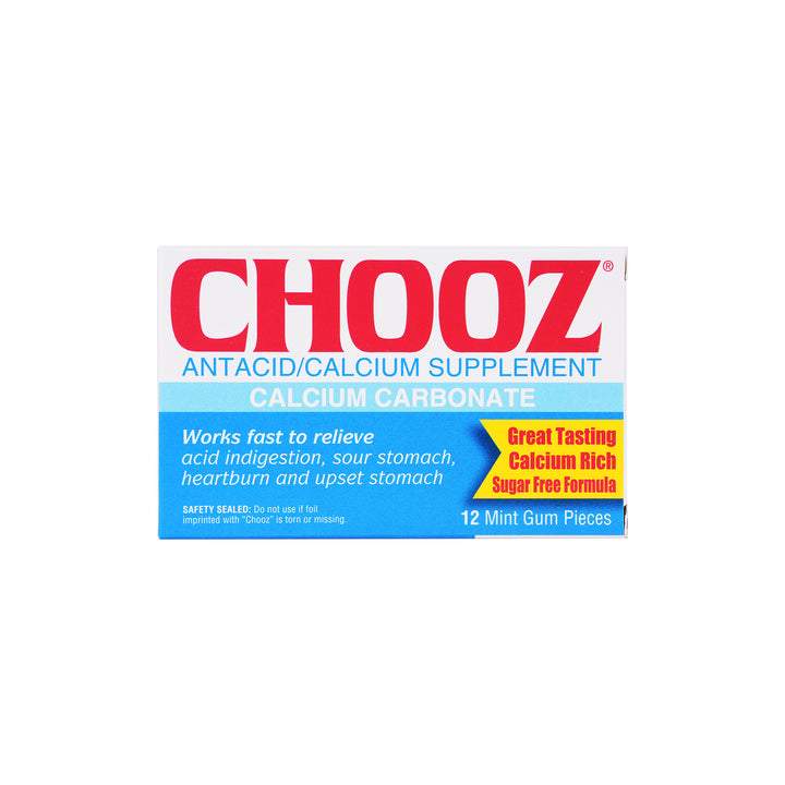 11471-Chooz Antacid 12 Tablets 