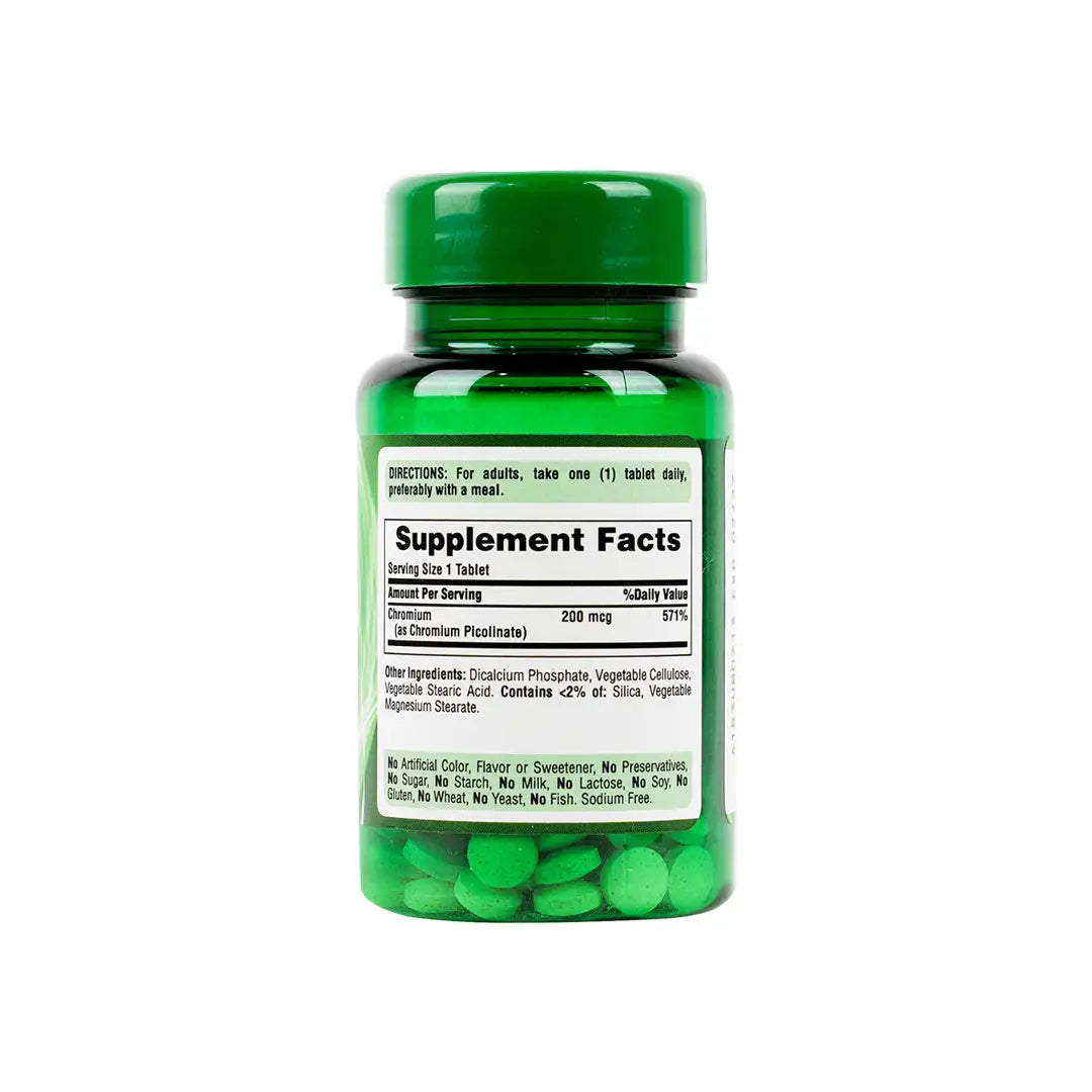 Puritans Pride Chromium 200Mcg 100 Tab
