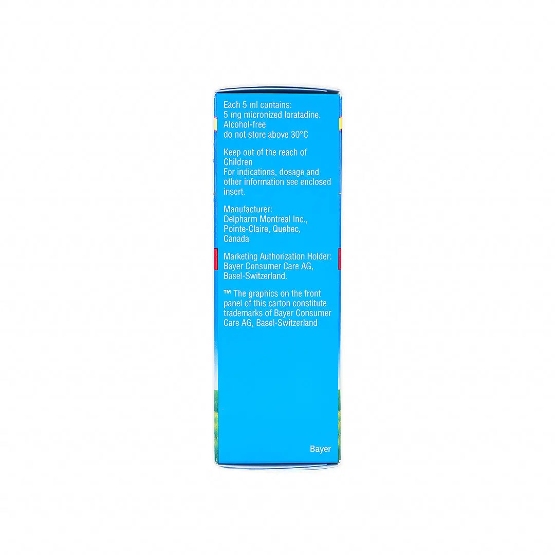Claritine Children’s Syrup 5mg/5ml 120ml-Grape