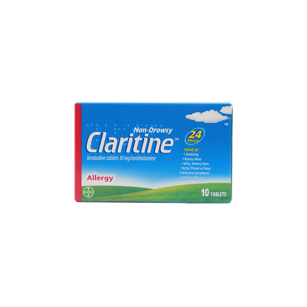 CLARITINE 10MG 10 TAB