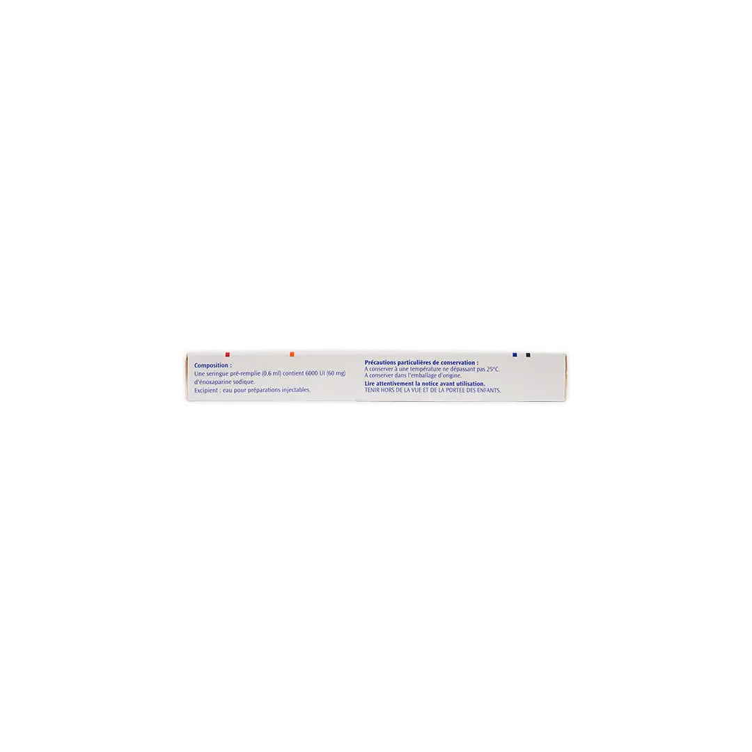 CLEXANE 60MG/0.6ML 2 SYRINGE