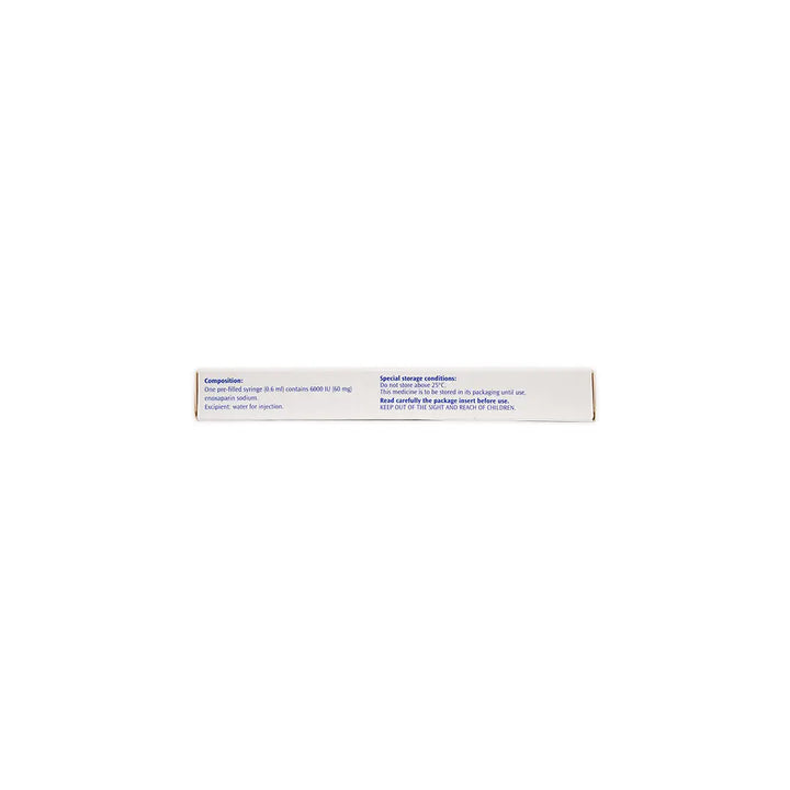 11574-Clexane 60Mg/0.6Ml 2 Syringe +2
