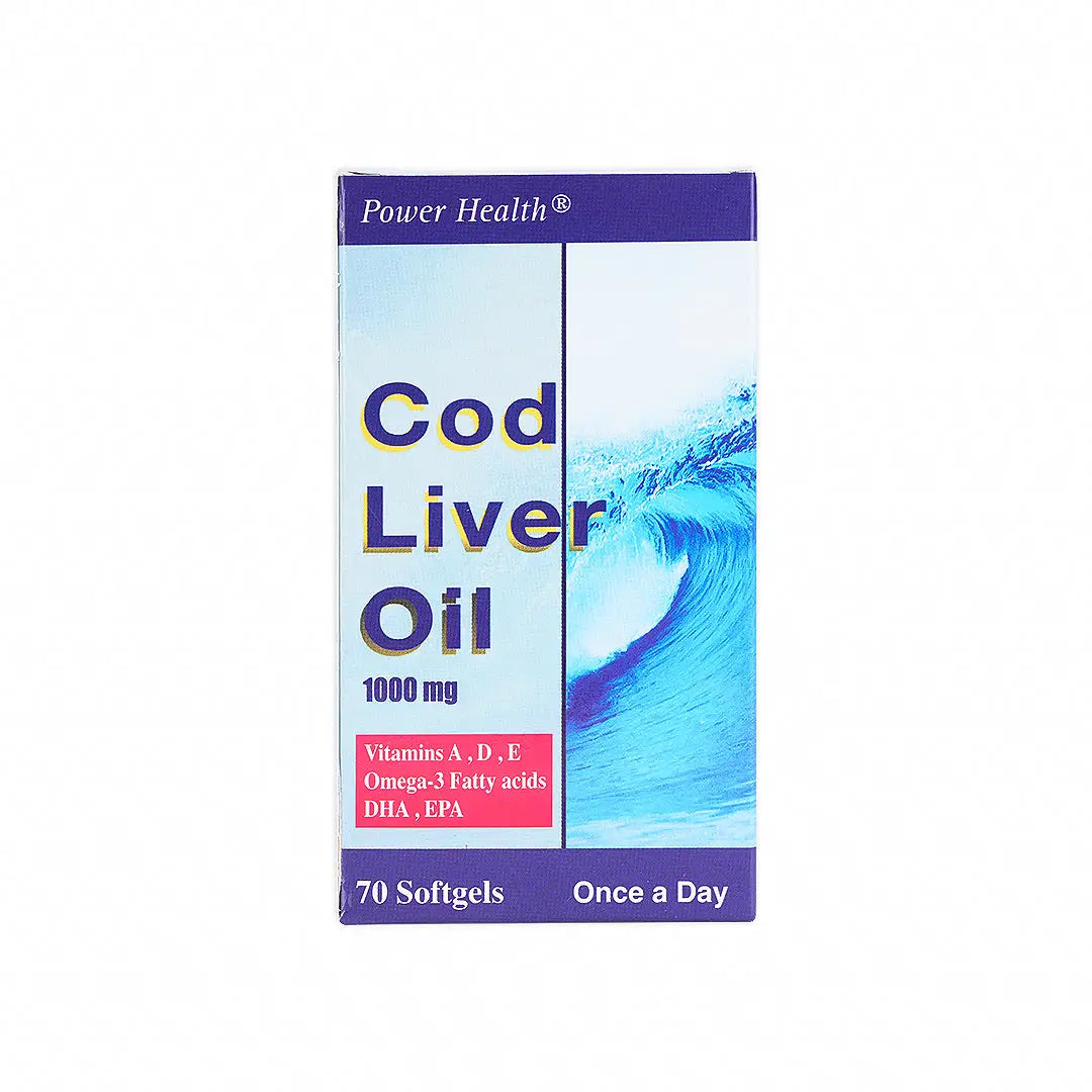 power health cod liver oil 1000mg 70 cap 1