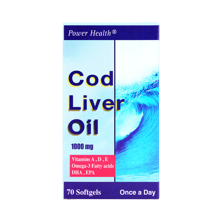 11617-Power Health Cod Liver Oil 1000mg 70 Capsules +5