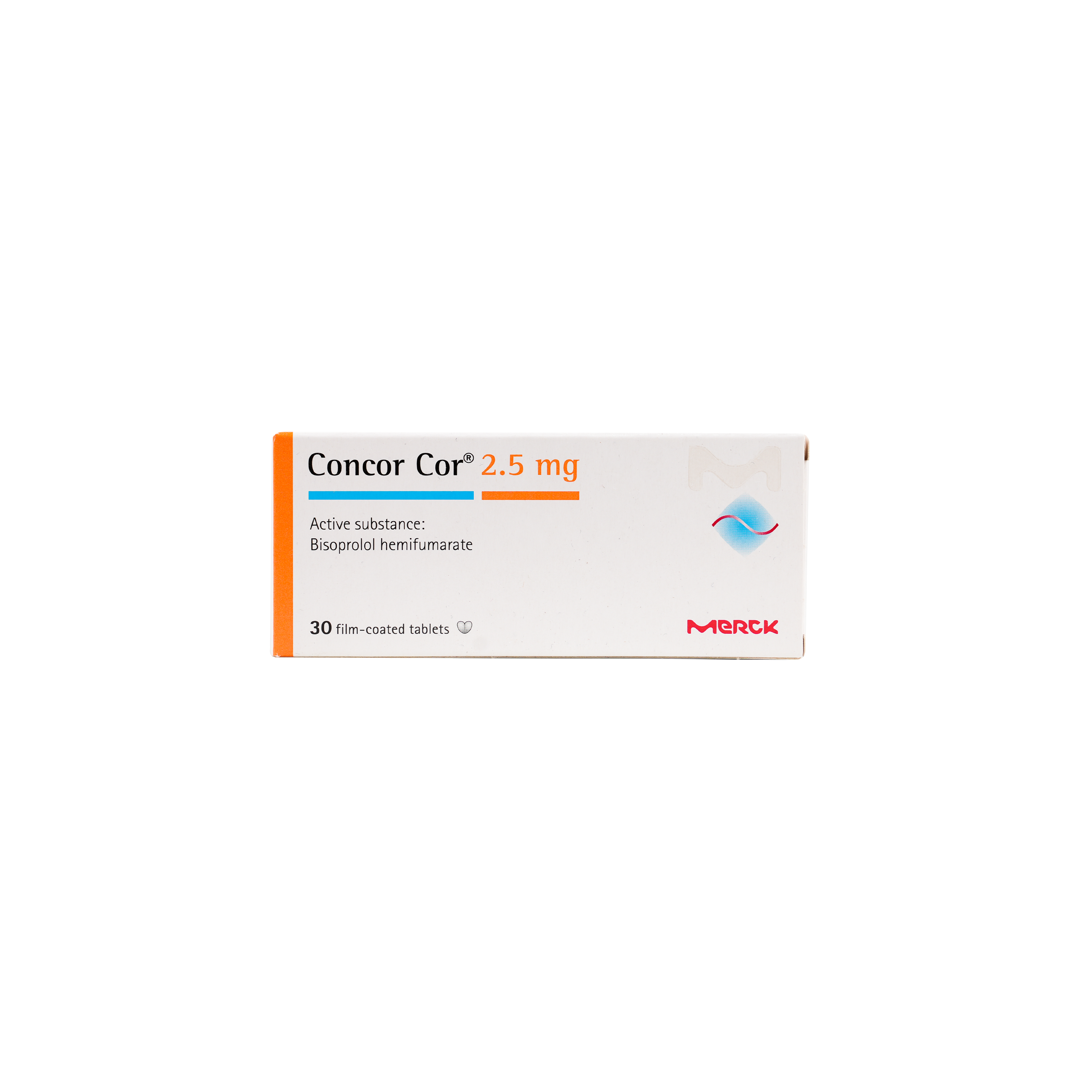 CONCOR COR 2.5MG 30 TABLETS