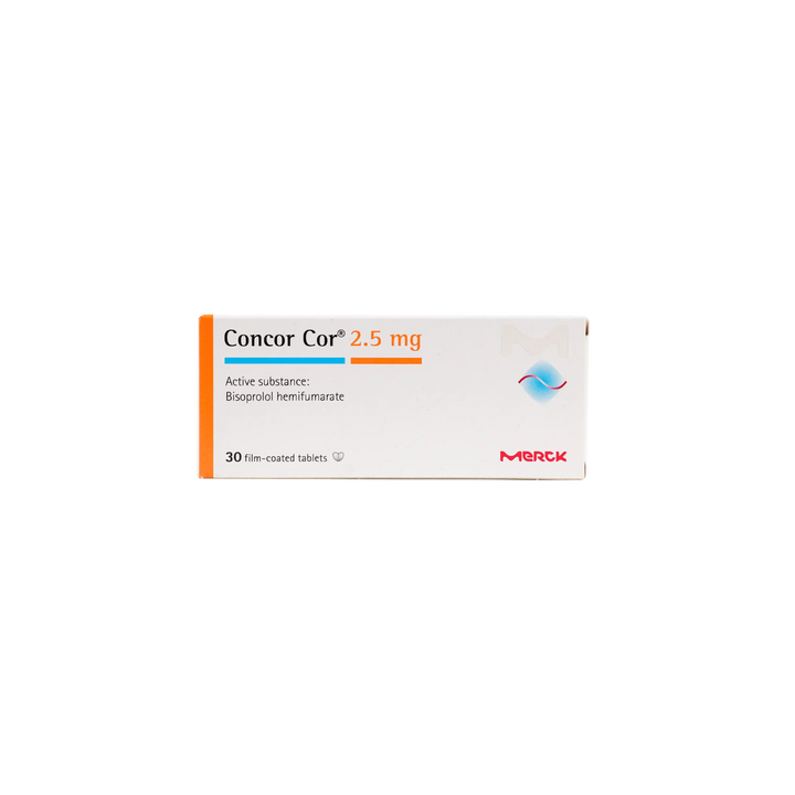 11668-Concor Cor 2.5Mg 30 Tablets