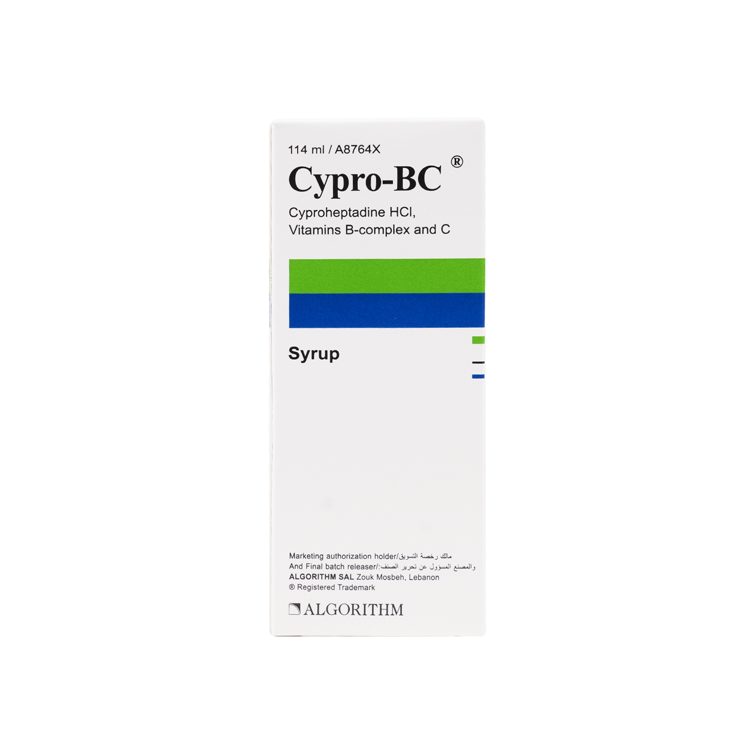 CYPRO-BC SYRUP 114 CC