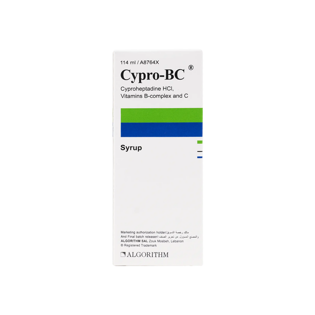 11761-Cypro-Bc Syrup 114 Cc +3