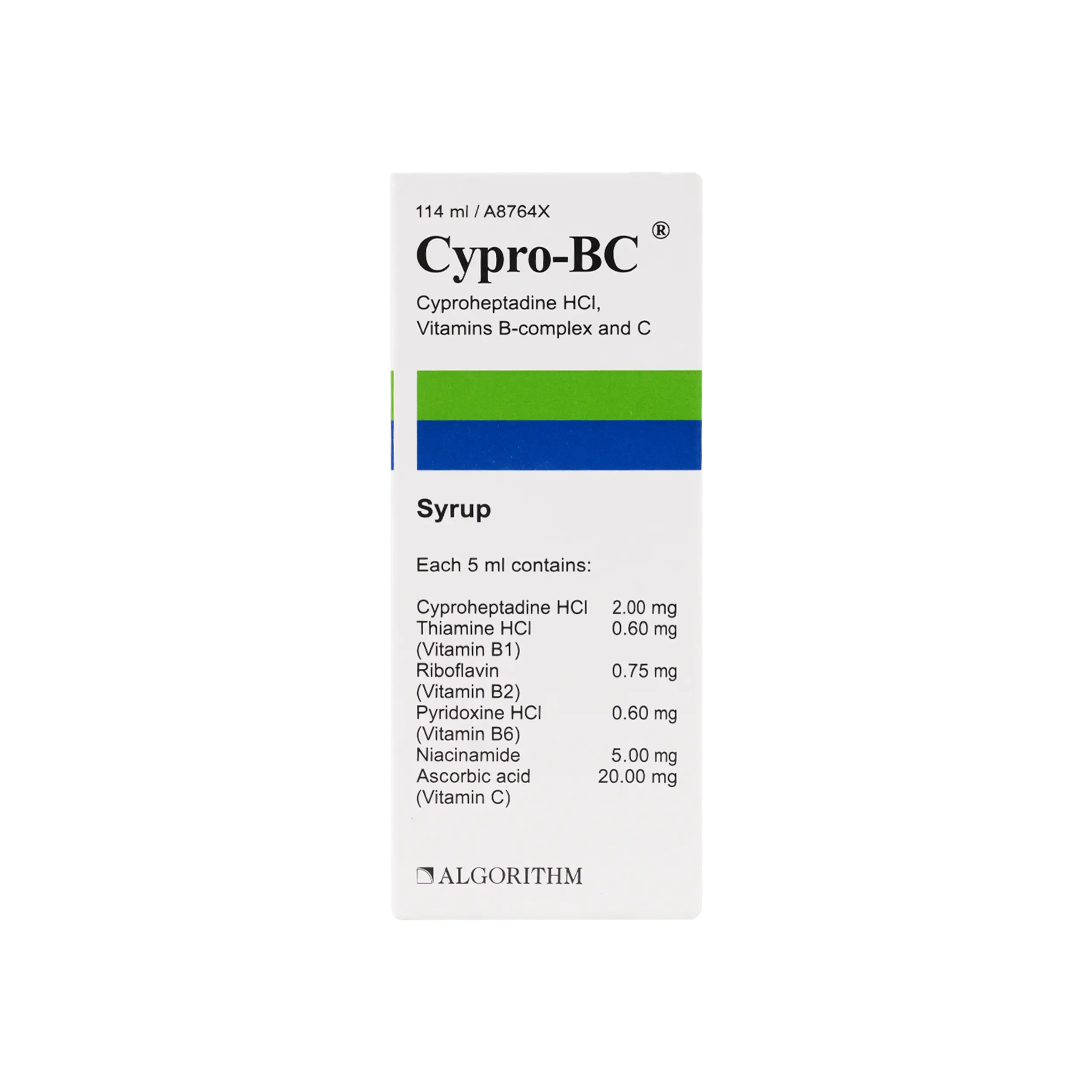 Cypro-Bc Syrup 114 Cc