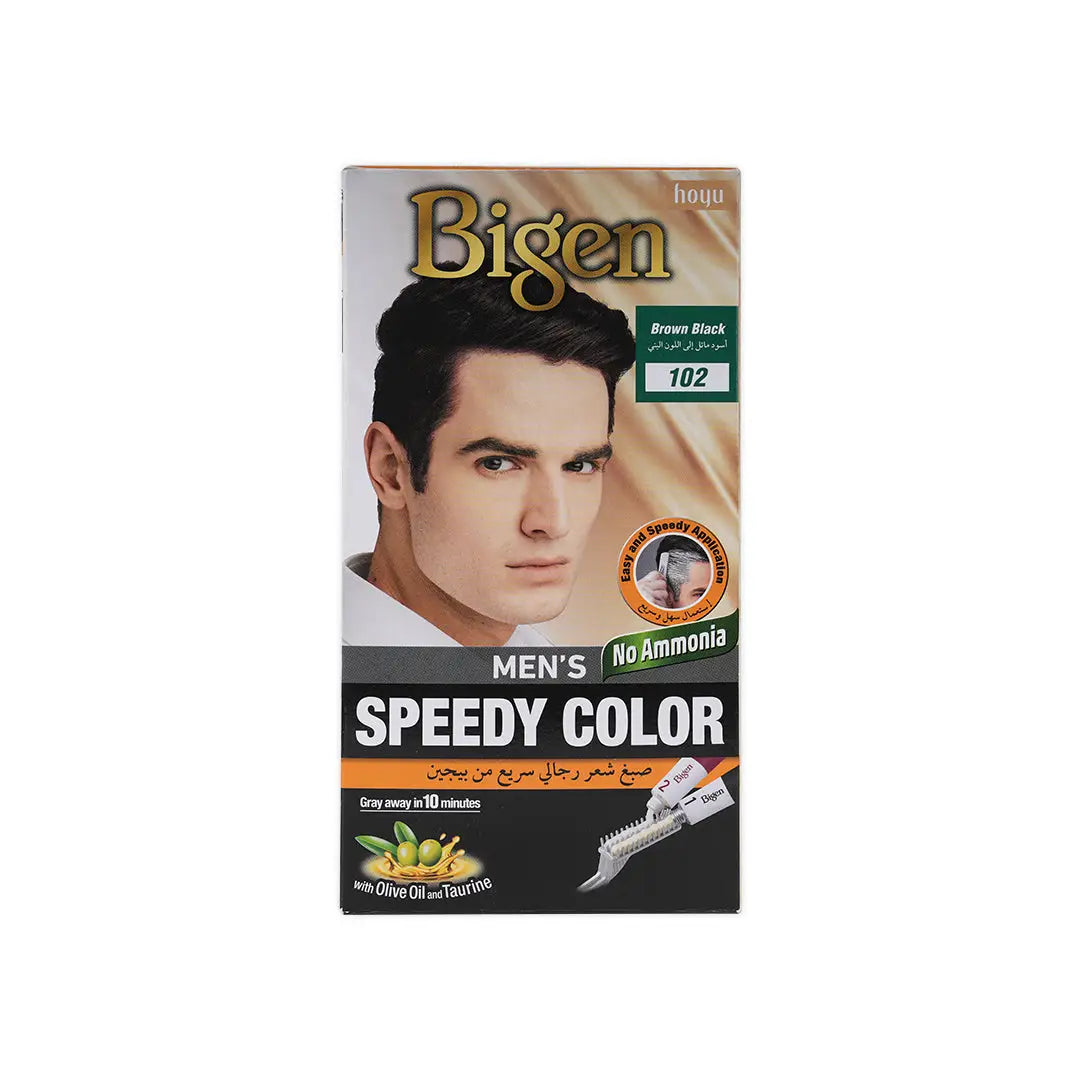 Bigen Mens Speedy Hair Color No.102 Brown Black