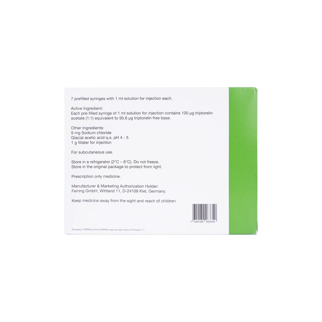 11808-Decapsuleseptyl Soln. For Inj. 0.1Mg/Ml 1Ml 7 Syr +1