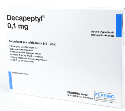 DECAPEPTYL SOLN. FOR INJ. 0.1MG/ML 1ML 7 SYR