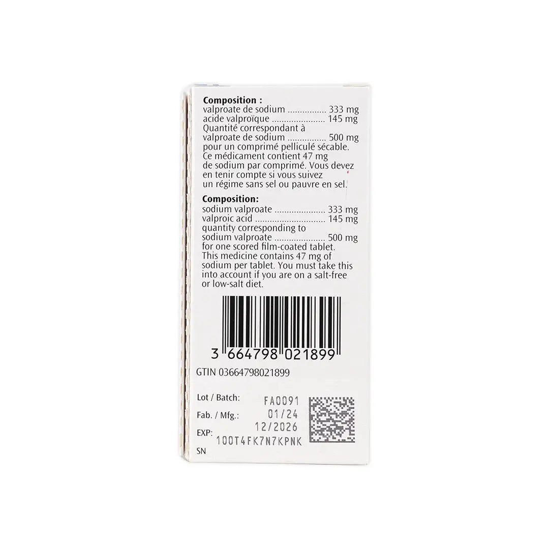 11829-Depakine Chrono 500Mg Sr 30Tab +3