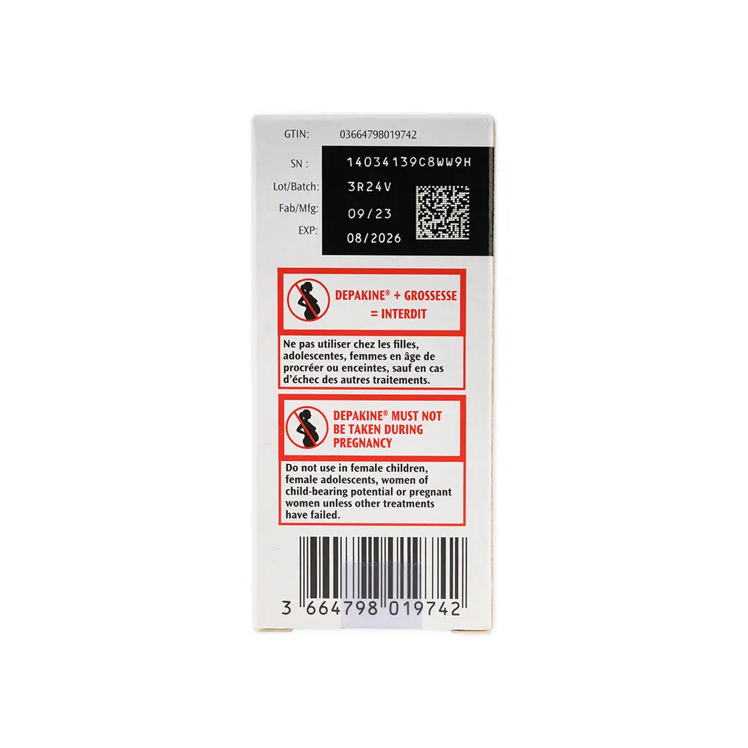 Depakine 500Mg 40 Tab