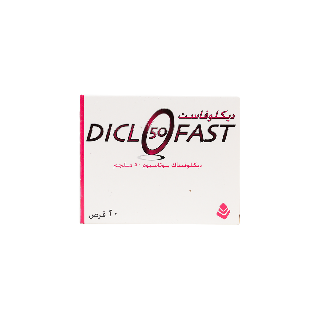 DICLOFAST 50MG 20 TAB