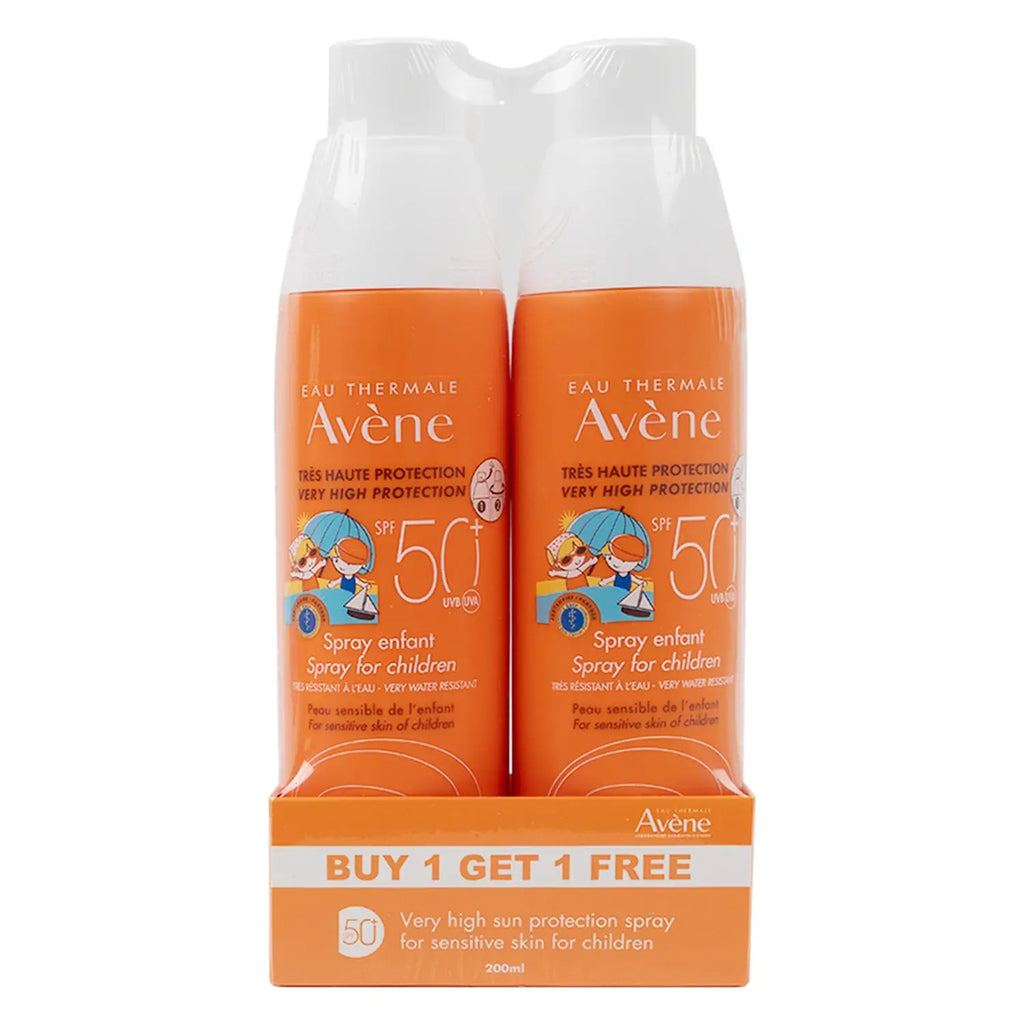 Avene SPF50 + Children Spray 200Ml (1 + 1)-Offer